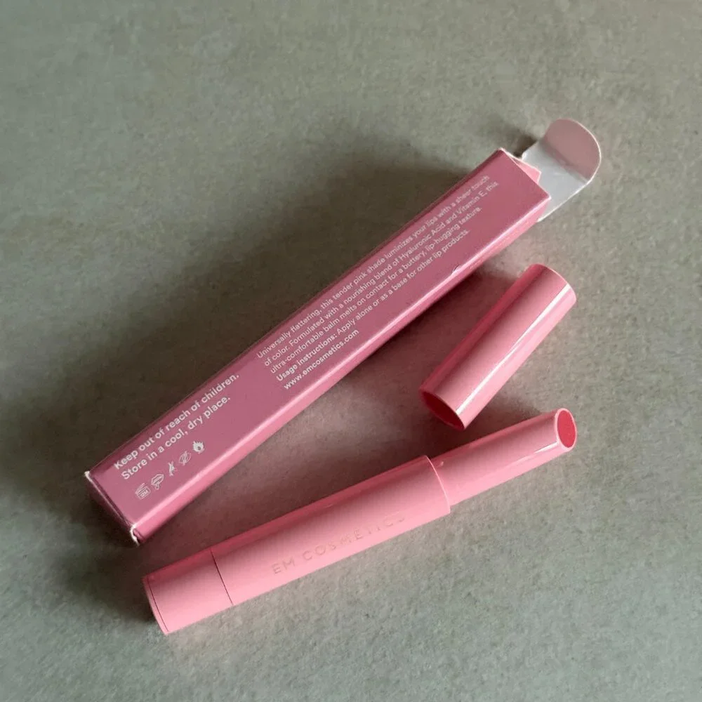 EM Cosmetics Lip Cushion Tinted Lip Luminizer Angel Pink New